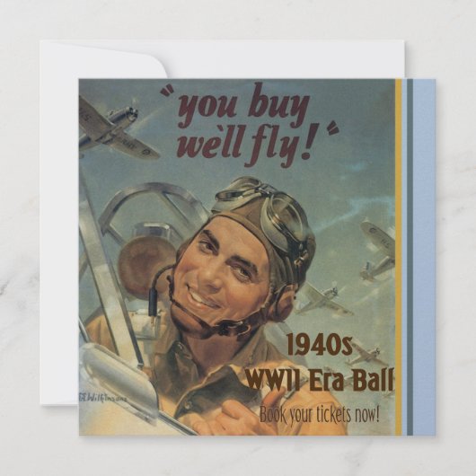 WWII Era Uitnodiging (Voorkant)