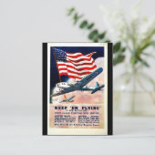 Wwii Flying1 Briefkaart (Staand voorkant)