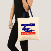 WWII geeft ze beide vaten Tote Bag (Voorkant (product))
