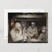 WWII Geneesmiddelen wachten Briefkaart (Voorkant / Achterkant)