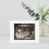 WWII Geneesmiddelen wachten Briefkaart (Staand voorkant)