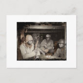 WWII Geneesmiddelen wachten Briefkaart (Voorkant)