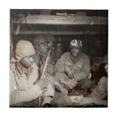 WWII Geneesmiddelen wachten Tegeltje (Voorkant)