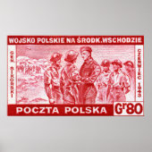 WWII General Sikorski Poster (Voorkant)