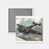 WWII German Bf-110 in Flight Magneet (Voorkant / Achterkant)