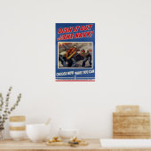 WWII gooi het weg met de marine Poster (Keuken)