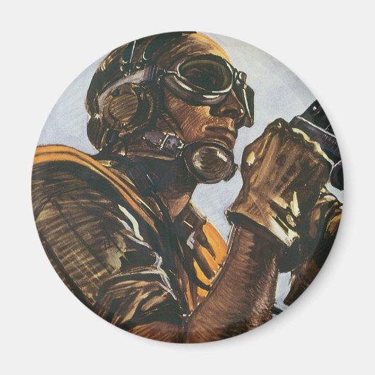 WWII Gunner Magneet (Voorkant)