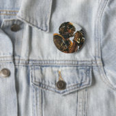 WWII Gunner Ronde Button 5,7 Cm (In situ)