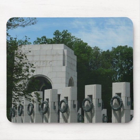 WWII-herdenkingskranzen II in Washington DC Muismat (Voorkant)