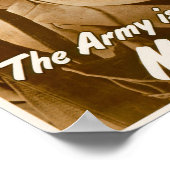 WWII Het leger rekent op jou voor meer metaal Poster (Hoek)