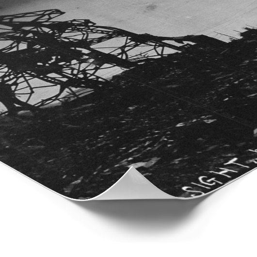 WWII Hiroshima After Atomic Bomb Poster (Hoek)