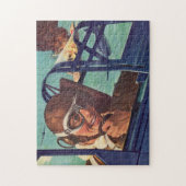 WWII-hondengevecht in de lucht van 1940 Legpuzzel (Verticaal)