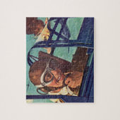 WWII-hondengevecht in de lucht van 1940 Legpuzzel (Verticaal)