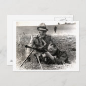 WWII Italiaanse soldaten Briefkaart (Voorkant / Achterkant)