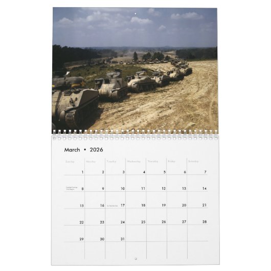 WWII-kalender Kalender (Mar 2026)