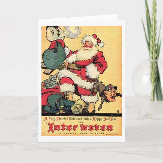  WWII kerst- en nieuwjaarskaart Feestdagen Kaart (Voorkant)
