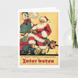 WWII kerst- en nieuwjaarskaart Feestdagen Kaart