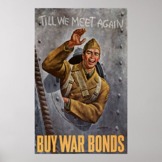 WWII Kopen oorlogsobligaties Poster (Voorkant)