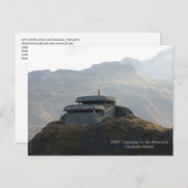 WWII Lookout Bunker op Unalaska Island Briefkaart (Voorkant / Achterkant)