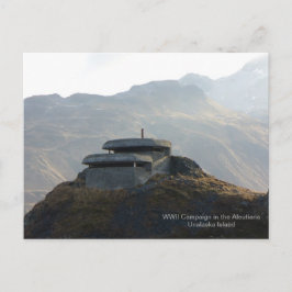 WWII Lookout Bunker op Unalaska Island Briefkaart