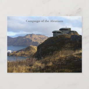 WWII Lookout Bunker, Unalaska Island Briefkaart