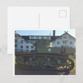 WWII M4 Sherman Tank Briefkaart (Voorkant / Achterkant)