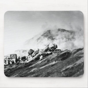 WWII Marines op Iwo Jima Beachhead Muismat