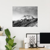 WWII Marines op Iwo Jima Beachhead Poster (Thuiskantoor)