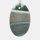 WWII Memorial Freedom Wall in Washington DC Keramisch Ornament (Links)