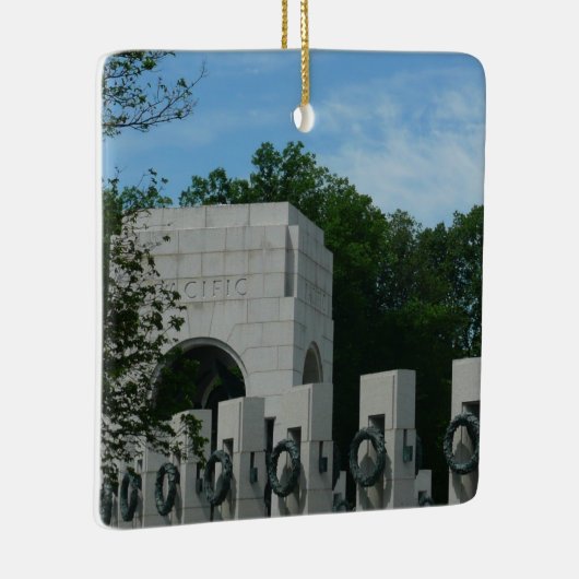 WWII Memorial Wreaten II in Washington DC Keramisch Ornament (Rechts)