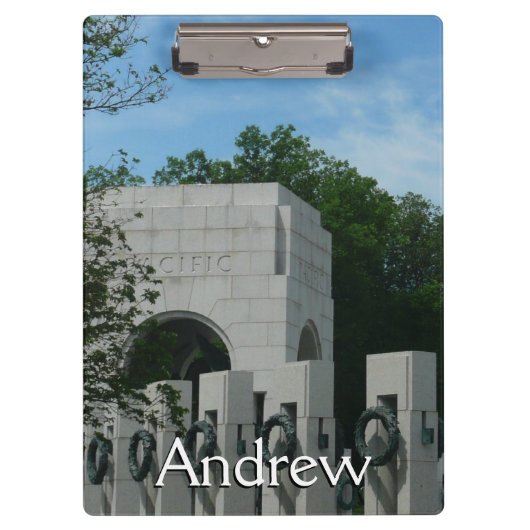 WWII Memorial Wreaten II in Washington DC Klembord (Voorkant)