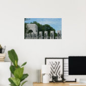 WWII Memorial Wreaten II in Washington DC Poster (Thuiskantoor)