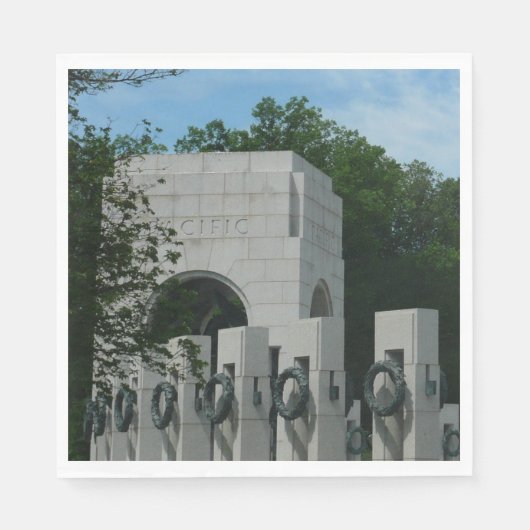 WWII Memorial Wreaten II in Washington DC Servet (Voorkant)