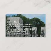 WWII Memorial Wreaten II in Washington DC Visitekaartje (Voorkant)