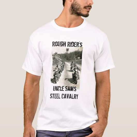 WWII-motorfiets T-shirt (Voorkant)