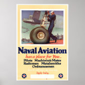 WWII Naval Aviation Poster (Voorkant)