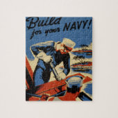 WWII Navy Poster Design Legpuzzel (Verticaal)