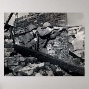 WWII Nederlandse Snipers Poster