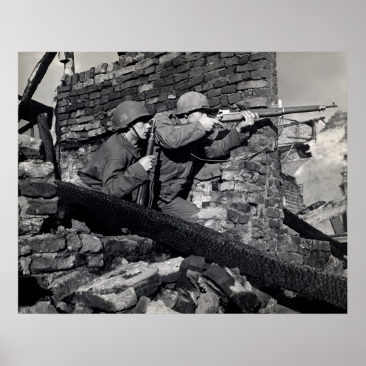 WWII Nederlandse Snipers Poster (Voorkant)