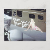 WWII Nose Art Briefkaart (Voorkant)