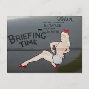 WWII Nose Art Briefkaart