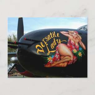 WWII Nose Art Briefkaart
