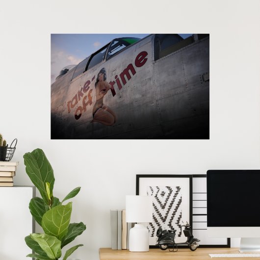 WWII Nose Art Poster (Thuiskantoor)