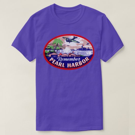 WWII Onthoud Pearl Harbor 1 T-shirt (Design voorkant)