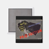 WWII Oude Poster Magneet (Voorkant / Achterkant)