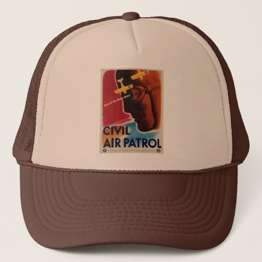 WWII Oude Poster Trucker Pet (Voorkant)