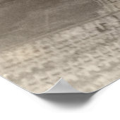 WWII P-51 Mustang in vlucht Poster (Hoek)