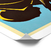 WWII Paratroop Parachute - patriottisme Poster (Hoek)