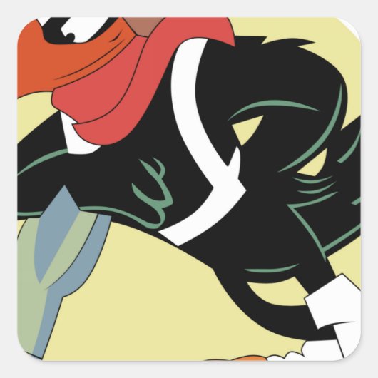 WWII Patch, 47th Bomb Squadron Vierkante Sticker (Voorkant)