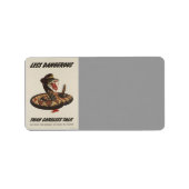 WWII Patriottisch Poster Adres Etiket (Voorkant)